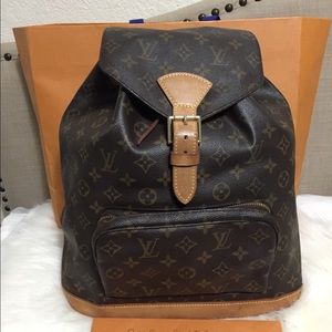Louis Vuitton Montsouris Gm Monogram Backpack